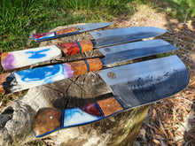 Load image into Gallery viewer, Savage 4 piece chef set ( Serbian cleaver, Gyuto, Nakari, paring )