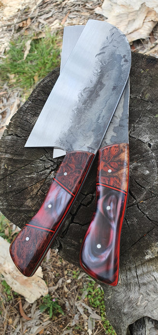 Serbian Cleavers - Australian made in our Knife making class