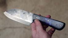 Load image into Gallery viewer, Stainless Santoku - Deep Space Resin Handle