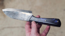 Load image into Gallery viewer, Stainless Santoku - Deep Space Resin Handle
