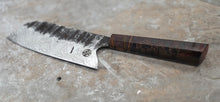 Load image into Gallery viewer, Damascus Santoku - Ember Banksia Resin Wa Handle
