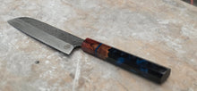 Load image into Gallery viewer, Stainless Santoku - Spotted Night Resin Wa Handle