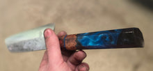 Load image into Gallery viewer, Stainless Santoku - Spotted Night Resin Wa Handle