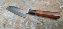 Load image into Gallery viewer, Japanese Stainless Santoku - Satin with Wooden Wa Handle