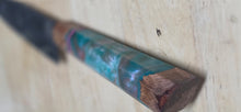 Load image into Gallery viewer, Stainless Santoku - Blossom Lake Resin Wa Handle