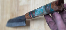 Load image into Gallery viewer, Stainless Santoku - Blossom Lake Resin Wa Handle