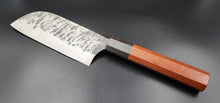 Load image into Gallery viewer, Japanese High Carbon Santoku - Clouded with Wooden Wa Handle