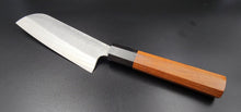 Load image into Gallery viewer, Japanese Stainless Santoku - Satin with Wooden Wa Handle