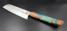 Load image into Gallery viewer, Stainless Santoku - Blossom Lake Resin Wa Handle