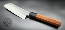 Load image into Gallery viewer, Stainless Santoku - Satin with Wooden Wa Handle