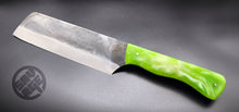 Load image into Gallery viewer, Stainless Savage Chopper - Apple Green Resin Handle