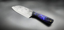 Load image into Gallery viewer, Stainless Santoku - Deep Space Resin Handle