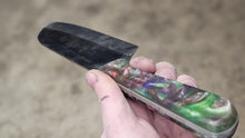 Load image into Gallery viewer, Stainless Steel Santoku - Cosmic Inferno