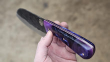 Load image into Gallery viewer, Stainless Steel Santoku - Purple Nebula