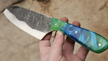 Load image into Gallery viewer, Stainless Steel Santoku - Oceanic Echo