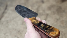 Load image into Gallery viewer, Stainless Steel Santoku - Tigereye