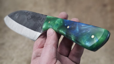 Stainless Steel Santoku - Ocean Borealis