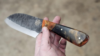 Stainless Steel Santoku - Tigereye