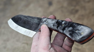 Stainless Steel Santoku - Smokey