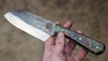 Load image into Gallery viewer, Stainless Steel Santoku - Cosmic Inferno