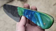 Load image into Gallery viewer, Stainless Steel Santoku - Oceanic Echo