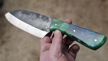 Load image into Gallery viewer, Stainless Steel Santoku - Ocean Borealis