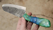 Load image into Gallery viewer, Stainless Steel Santoku - Oceanic Echo