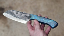 Load image into Gallery viewer, Stainless Steel Santoku - Sea-Glass Gleam